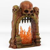 3D Printed Fantastic Portals and Effects Dungeon Entrance Portal 28mm - 32mm D&D Wargaming - Charming Terrain