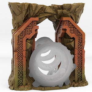3D Printed Fantastic Portals and Effects Dwarf Portal 28mm - 32mm D&D Wargaming - Charming Terrain