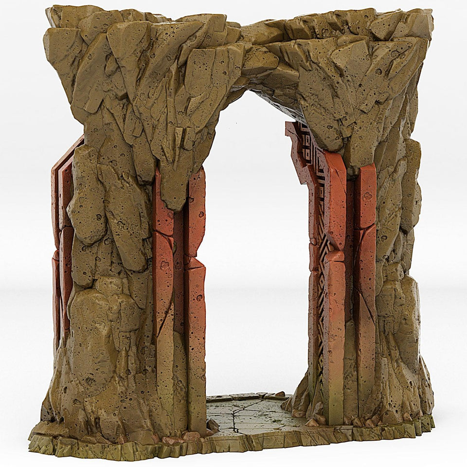 3D Printed Fantastic Portals and Effects Dwarf Portal 28mm - 32mm D&D Wargaming - Charming Terrain