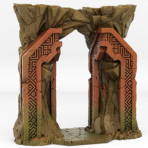 3D Printed Fantastic Portals and Effects Dwarf Portal 28mm - 32mm D&D Wargaming - Charming Terrain