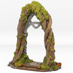 3D Printed Fantastic Portals and Effects Elfic Portal 28mm - 32mm D&D Wargaming - Charming Terrain