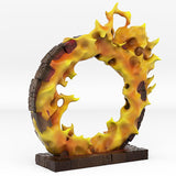 3D Printed Fantastic Portals and Effects Fire Elemental Portal 28mm - 32mm D&D Wargaming - Charming Terrain