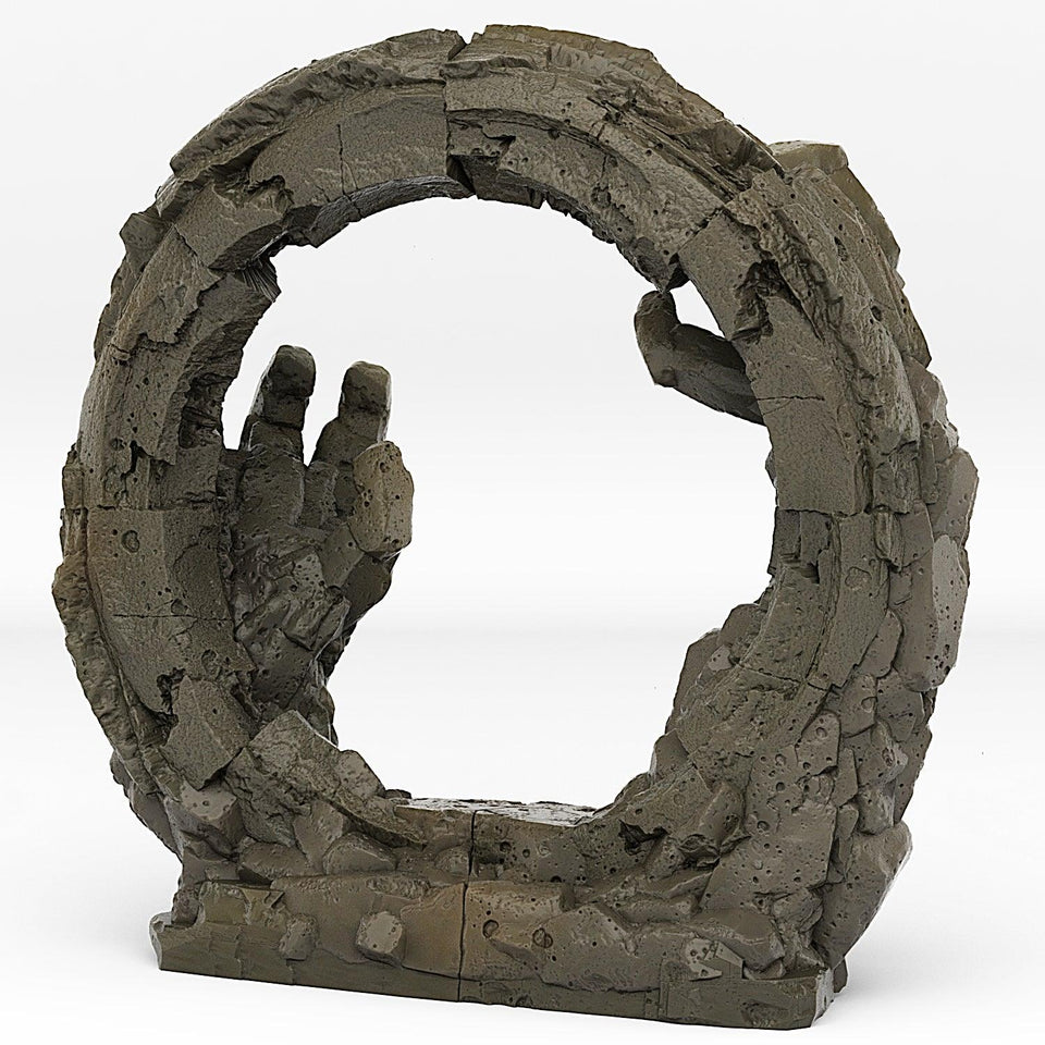 3D Printed Fantastic Portals and Effects Golem Portal 28mm - 32mm D&D Wargaming - Charming Terrain