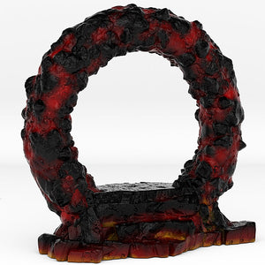 3D Printed Fantastic Portals and Effects Lava Portal 28mm - 32mm D&D Wargaming - Charming Terrain