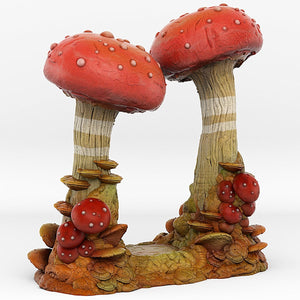 3D Printed Fantastic Portals and Effects Mushrooms Portal 28mm - 32mm D&D Wargaming - Charming Terrain