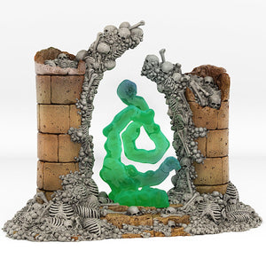 3D Printed Fantastic Portals and Effects Skeletons Portal 28mm - 32mm D&D Wargaming - Charming Terrain