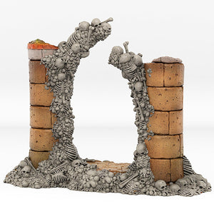 3D Printed Fantastic Portals and Effects Skeletons Portal 28mm - 32mm D&D Wargaming - Charming Terrain