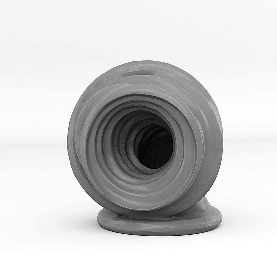 3D Printed Fantastic Portals and Effects Space Ship Portal 28mm - 32mm D&D Wargaming - Charming Terrain