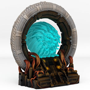 3D Printed Fantastic Portals and Effects Stars Portal 28mm - 32mm D&D Wargaming - Charming Terrain