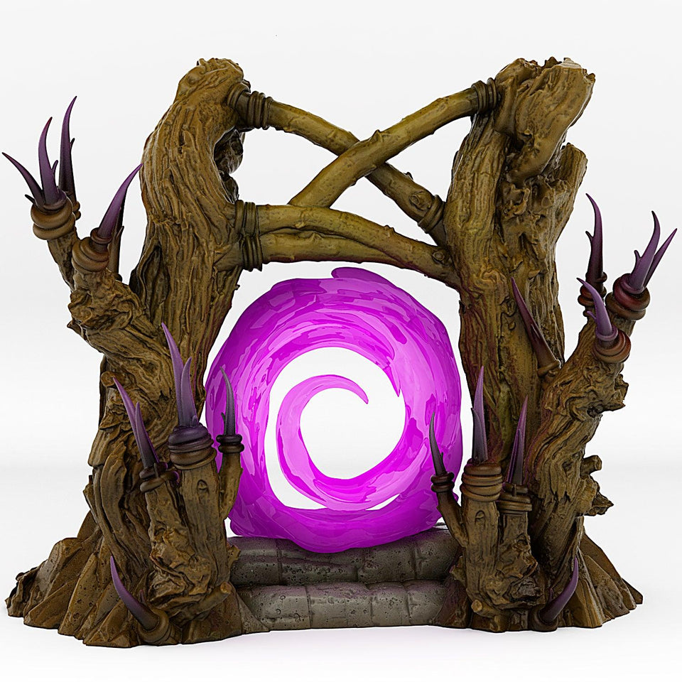 3D Printed Fantastic Portals and Effects Witch Portal 28mm - 32mm D&D Wargaming - Charming Terrain