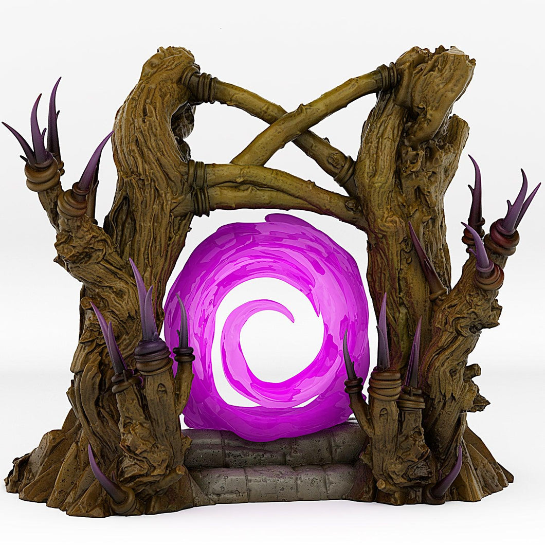 3D Printed Fantastic Portals and Effects Witch Portal 28mm - 32mm D&D Wargaming - Charming Terrain
