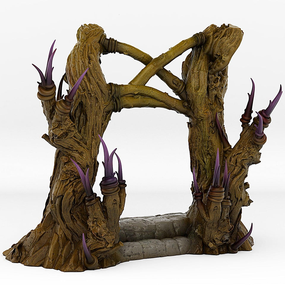 3D Printed Fantastic Portals and Effects Witch Portal 28mm - 32mm D&D Wargaming - Charming Terrain