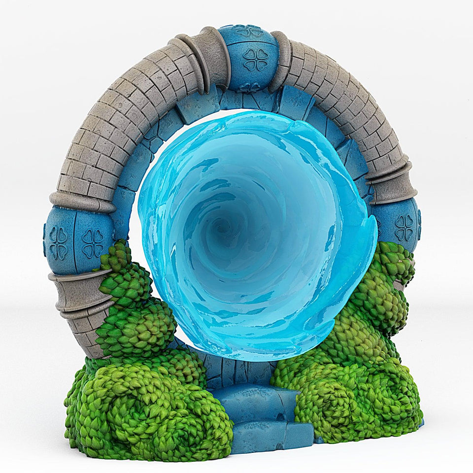 3D Printed Fantastic Portals and Effects Wonderland Portal 28mm - 32mm D&D Wargaming - Charming Terrain