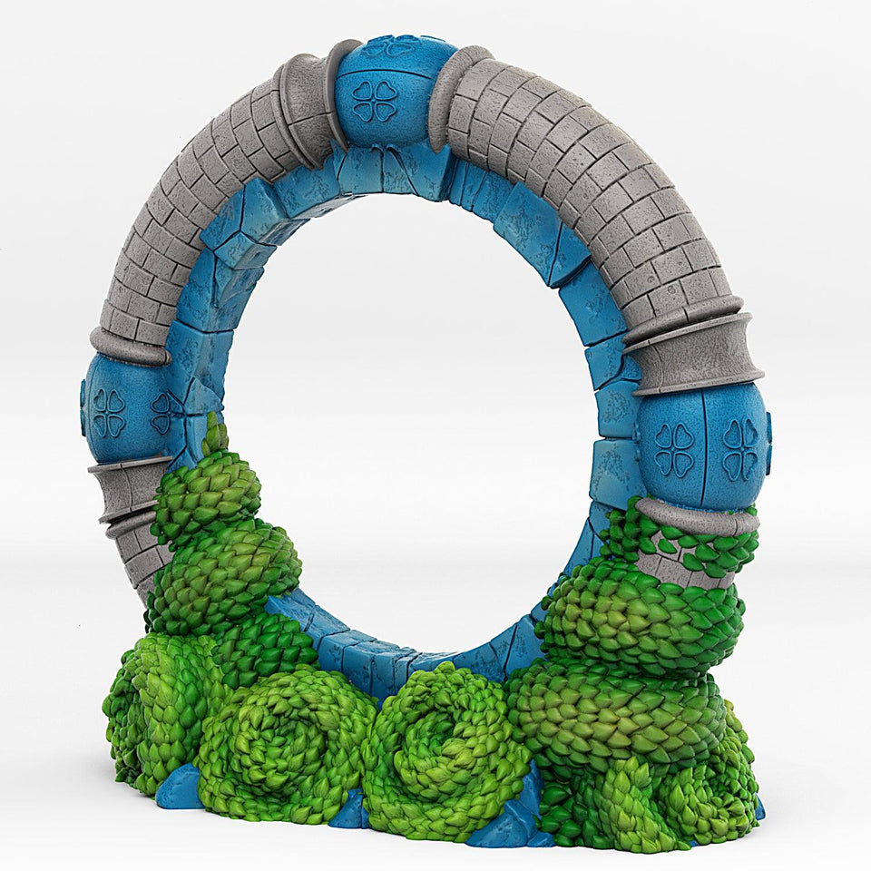 3D Printed Fantastic Portals and Effects Wonderland Portal 28mm - 32mm D&D Wargaming - Charming Terrain