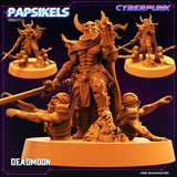 3D Printed Papsikels Cyberpunk Sci-Fi Deadmoon - 28mm 32mm - Charming Terrain