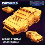3D Printed Papsikels Cyberpunk Sci-Fi Outcast Cybercar Dream Breaker Cyber Saga - 28mm 32mm - Charming Terrain