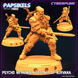 3D Printed Papsikels Cyberpunk Sci-Fi Psycho Nethunter Gestalt Of Nirvana - 28mm 32mm - Charming Terrain