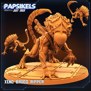 3D Printed Papsikels Cyberpunk Sci-Fi Xeno Brood Ripper - 28mm 32mm - Charming Terrain