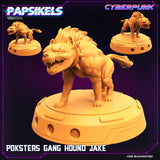 3D Printed Papsikels Cyberpunk The Corpo World Poksters Gang Hound Set - 28mm 32mm - Charming Terrain