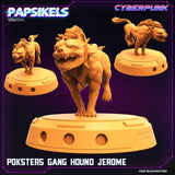 3D Printed Papsikels Cyberpunk The Corpo World Poksters Gang Hound Set - 28mm 32mm - Charming Terrain