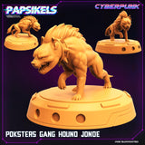 3D Printed Papsikels Cyberpunk The Corpo World Poksters Gang Hound Set - 28mm 32mm - Charming Terrain
