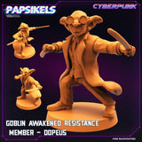 3D Printed Papsikels Sci-Fi Goblin Resistance 2 Set Virtua Corpo World - 28mm 32mm - Charming Terrain