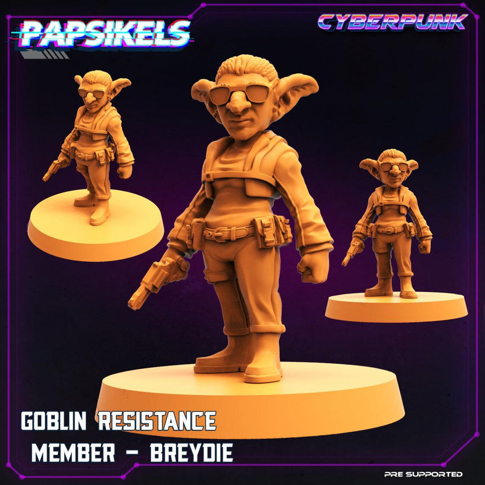 3D Printed Papsikels Sci-Fi Goblin Resistance Set Virtua Corpo World - 28mm 32mm - Charming Terrain