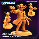 3D Printed Papsikels Sci-Fi Goblin Resistance Set Virtua Corpo World - 28mm 32mm - Charming Terrain