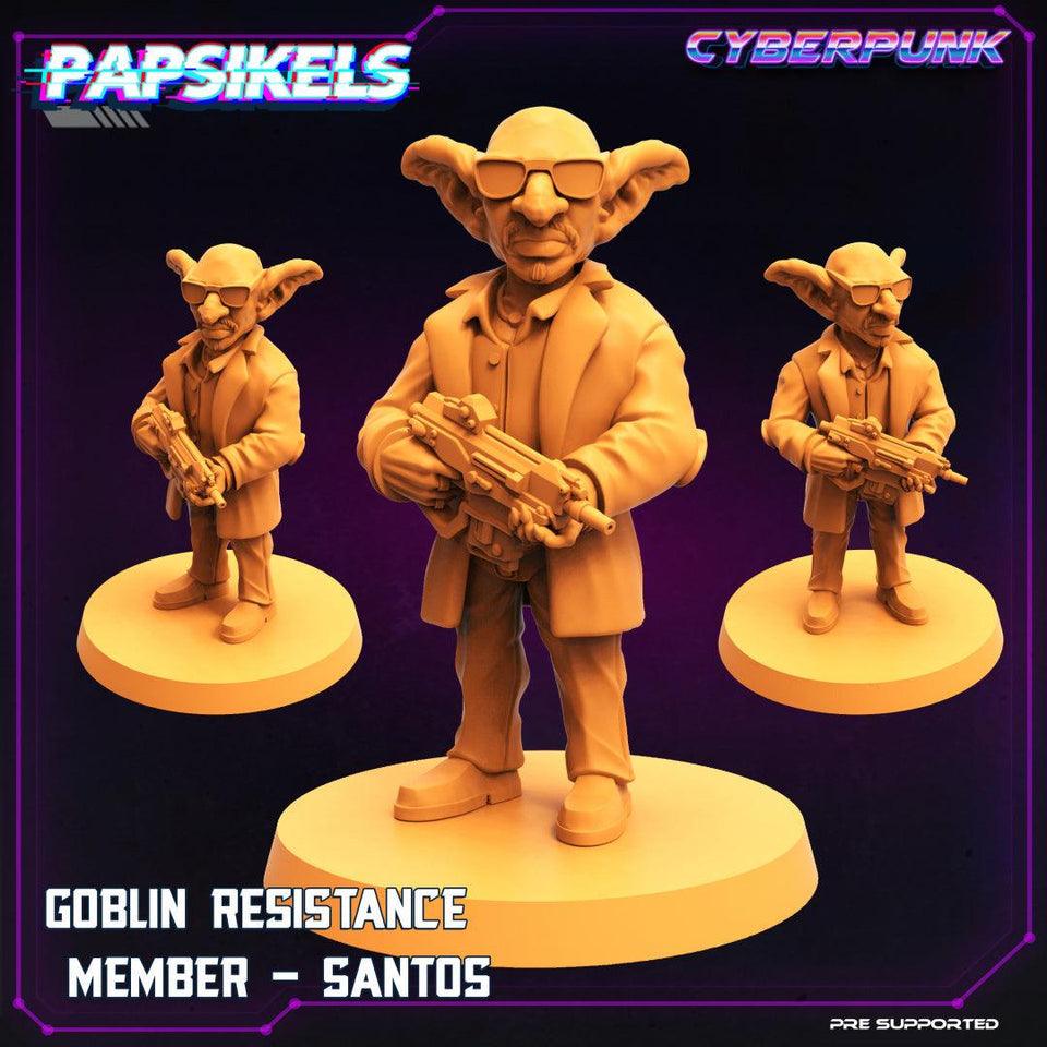 3D Printed Papsikels Sci-Fi Goblin Resistance Set Virtua Corpo World - 28mm 32mm - Charming Terrain