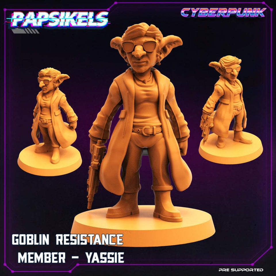 3D Printed Papsikels Sci-Fi Goblin Resistance Set Virtua Corpo World - 28mm 32mm - Charming Terrain