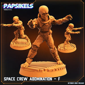 3D Printed Papsikels Sci-Fi Space Crew Abomination Set - 28mm 32mm - Charming Terrain