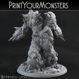 3D Printed Print Your Monsters Amethyst Golem - Total Golems 28mm - 32mm D&D Wargaming - Charming Terrain