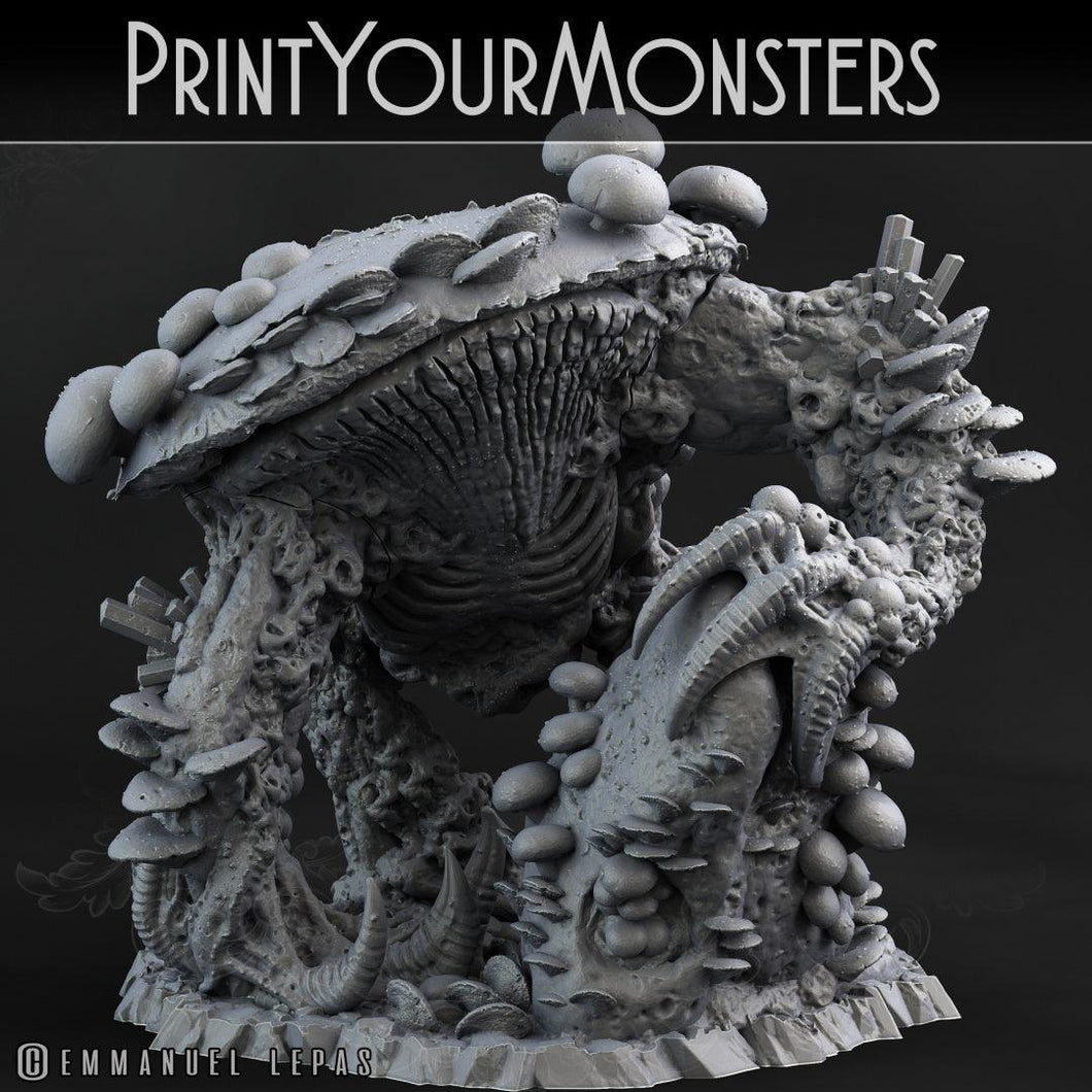 3D Printed Print Your Monsters Behemoth Grotto Fungi Nightmare Grotto Fungi 28mm - 32mm D&D Wargaming - Charming Terrain
