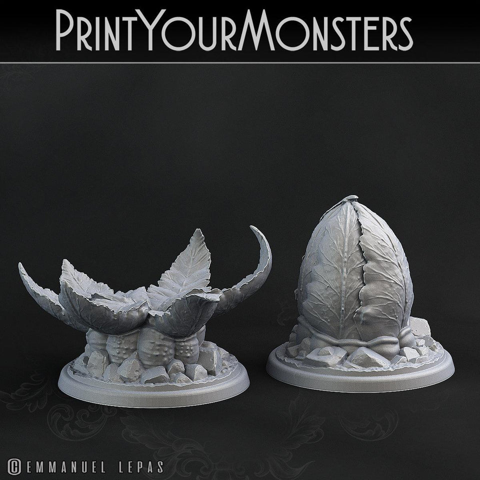 3D Printed Print Your Monsters Burrowed Leaftongue Tarantulas Carniflora Jungle Predators28mm - 32mm D&D Wargaming - Charming Terrain