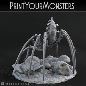 3D Printed Print Your Monsters Dancing Toadstool Spider 28mm - 32mm D&D Wargaming - Charming Terrain