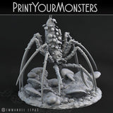 3D Printed Print Your Monsters Dancing Toadstool Spider 28mm - 32mm D&D Wargaming - Charming Terrain