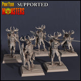 3D Printed Print Your Monsters Dark Elves Lance Soldiers Set 28mm - 32mm D&D Wargaming - Charming Terrain