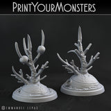 3D Printed Print Your Monsters Deathorn Bush Carniflora Jungle Predators 28mm - 32mm D&D Wargaming - Charming Terrain