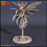 3D Printed Print Your Monsters Flying Wasp Bee Queen The Infernal Hive 28mm - 32mm D&D Wargaming - Charming Terrain