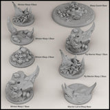 3D Printed Print Your Monsters Flying Wasp Bee Queen The Infernal Hive 28mm - 32mm D&D Wargaming - Charming Terrain