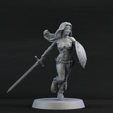 3D Printed Print Your Monsters Heroine 28mm - 32mm D&D Wargaming - Charming Terrain