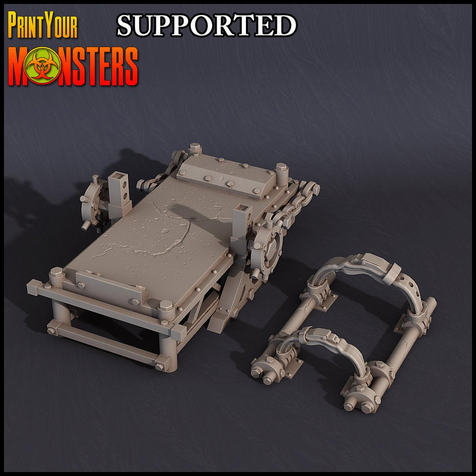3D Printed Print Your Monsters Horrifying Laboratory Terrain Pack 28mm - 32mm D&D Wargaming - Charming Terrain