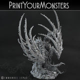 3D Printed Print Your Monsters Infernal Magma Dragon 28mm - 32mm D&D Wargaming - Charming Terrain