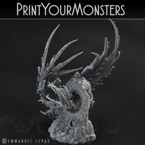 3D Printed Print Your Monsters Infernal Magma Dragon 28mm - 32mm D&D Wargaming - Charming Terrain