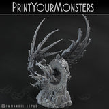 3D Printed Print Your Monsters Infernal Magma Dragon 28mm - 32mm D&D Wargaming - Charming Terrain