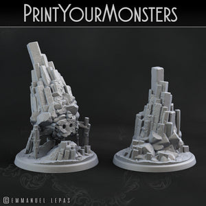 3D Printed Print Your Monsters Little Golem Set 28mm - 32mm D&D Wargaming - Charming Terrain