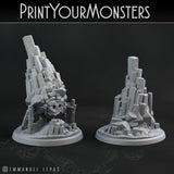 3D Printed Print Your Monsters Little Golem Set 28mm - 32mm D&D Wargaming - Charming Terrain