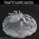3D Printed Print Your Monsters Magmaranea Spider 28mm - 32mm D&D Wargaming - Charming Terrain