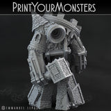 3D Printed Print Your Monsters Medieval Construct Golem - Total Golems 28mm - 32mm D&D Wargaming - Charming Terrain