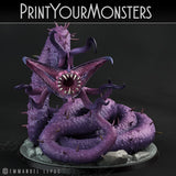 3D Printed Print Your Monsters Necrothelid Worms Subterranean Terrors 28mm - 32mm D&D Wargaming - Charming Terrain